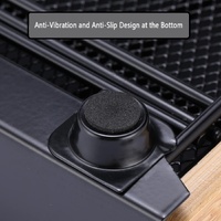 CARLA HOME Coffee Pods Holder Storage Drawer Compatible with 60 Nespresso Pods for Kitchen Storage & Organisation (Black) thumbnail