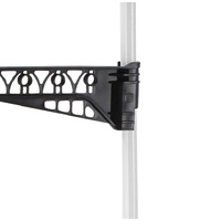 CARLA HOME Folding 3 Tier Clothes Laundry Drying Rack with Stainless Steel Tubes for Indoor & Outdoor Home thumbnail