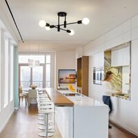 Mid Century Chandelier Modern, 4-Light thumbnail