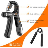 5 Pack Adjustable Resistance Hand Gripper Exerciser Workout Kit thumbnail