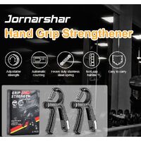 2 Pack Adjustable Hand Grip Strengthener for Hand Grip Strength and Wrist Rehabilitation (Resistance 5-60 kg) thumbnail