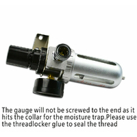 X-BULLAir Compressor Oil Moisture Water Filter Regulator Separator Mount fitting thumbnail