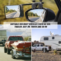 Towing Mirrors Clip on Multi Fit Clamp On Towing Caravan 4X4 Trailer 4WD 50 Pairs thumbnail