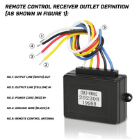 X-BULL Winch Solenoid Relay Wiring Controller 500A 12V and 150ft Wireless Remote thumbnail