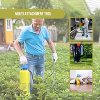 10L Pressure Sprayer - Knapsack Garden Pump For Liquids - Yard Weed Plants thumbnail
