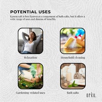 5Kg Epsom Salt - Magnesium Sulphate Bath Salts For Skin Body Baths Sulfate thumbnail