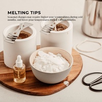 50g Golden 464 Soy Wax Flakes - 100% Pure Natural DIY Candle Melts Chips thumbnail