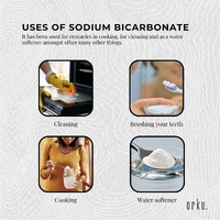 2Kg Sodium Bicarbonate - Food Grade Bicarb Baking Soda Hydrogen Carbonate Powder thumbnail