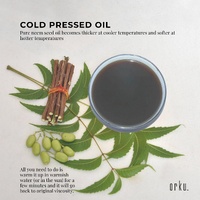 Orku 25ml Organic Neem Seed Oil - Debitterised Cold Pressed Azadirachtin Indica thumbnail