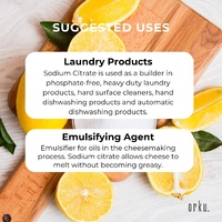 Bulk 20Kg Sodium Citrate Powder - Trisodium Food Grade Salt Acid Preservative thumbnail