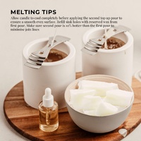 400g Paraffin Wax Blocks - Refined Hard Unscented 60/62 Chunk Candle Soap Making thumbnail