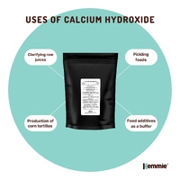 2Kg Food Grade Calcium Hydroxide Powder - FCC Hydrated Slaked Pickling Lime thumbnail