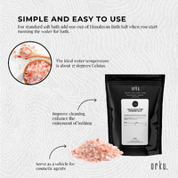 1Kg Pink Himalayan Bath Salts - Natural Crystal Rocks - Spa Therapy Body Scrub thumbnail
