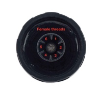 For Nutri Ninja Extractor Blade - 6 Fin Female Connection Replacement Parts thumbnail