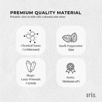 50g Menthol Crystals - Pharmaceutical Grade L-Menthol Mint Flakes C10H200 thumbnail
