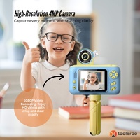 Kids HD Digital Camera Blue - Children's Selfie Photo Video 2.4 Inch Screen thumbnail