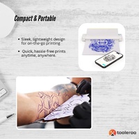 Tooleroo Portable A4 Thermal Printer White + Tattoo Stencil Paper Kit - Wireless thumbnail