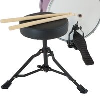 Karrera Childrens 4pc Drum Kit - Purple thumbnail
