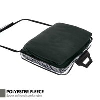 Laura Hill Heated Electric Car Blanket 150x110cm 12v - Black thumbnail
