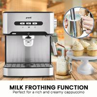 Pronti Toaster, Kettle & Coffee Machine Breakfast Set - Black thumbnail