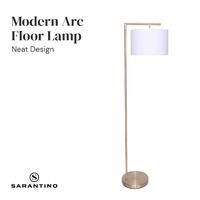 Sarantino 90-Degree Modern Arc Floor Lamp thumbnail