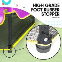 Kahuna 4.5ft Trampoline Round Free Safety Net Spring Pad Cover Mat Outdoor Blue Purple thumbnail
