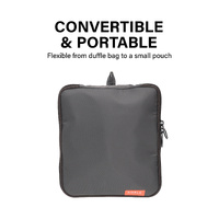 Shopper Bag Travel Duffle Bag Foldable Laptop Luggage Nylon KO-BOSTON KHAKI thumbnail