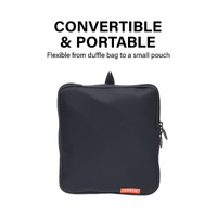 Shopper Bag Travel Duffle Bag Foldable Laptop Luggage Nylon KO-BOSTON NAVY thumbnail