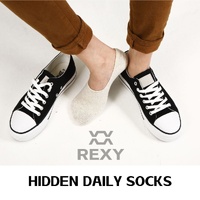 5X Rexy Daily No Show Ankle Socks Medium Non-Slip Breathable MULTI COLOUR thumbnail