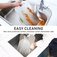 Combo Hexagon Stainless Steel Chopping Cutting Board + Chopping Boards Holder thumbnail