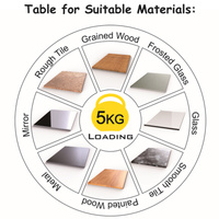 Toilet Roll Holder Removable Suction BLACK thumbnail