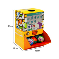 40X Geometric Translucent Dog Toy Capsules 50mm Collectible Gacha in Display Box thumbnail