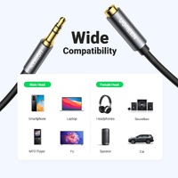 UGREEN 10592 3.5mm Headphone Extension Cable 1m thumbnail