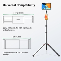 UGREEN 15647 2-in-1 Tablet (Max 12.9 inch) + Phone (Max 7.2 inch) Tripod Stand thumbnail