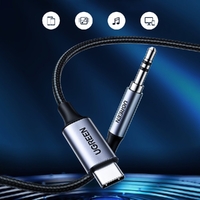 UGREEN 20192 USB-C to 3.5mm Male Audio Cable with Chip 1M thumbnail