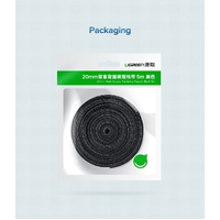 UGREEN 40354 Cable Organizer 2m (Black) thumbnail