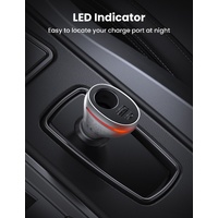 UGREEN 60712 84W Dual Port Car Charger (Space Grey) thumbnail