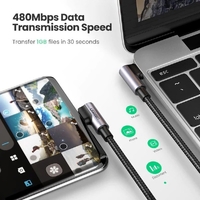 UGREEN 70531 60W Angle USB C to C Cable 2M thumbnail
