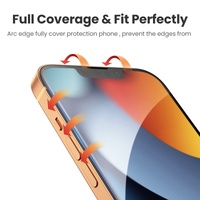 UGREEN 80967 Full Coverage HD Tempered Glass Screen Protector with Precise-Align Applicator for iPhone 13/13 Pro (2-Pack) thumbnail