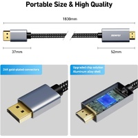 BENFEI 4K DisplayPort to HDMI 1.8m Cable thumbnail
