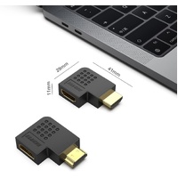 BENFEI HDMI Male to Female Right Angle 90 Degree Adapter thumbnail