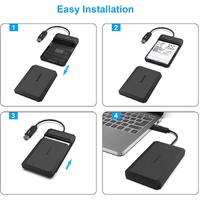 BENFEI 2.5 Inch SATA to USB Tool Free External Hard Drive Enclosure thumbnail