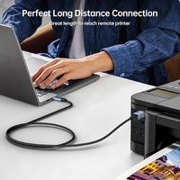 BENFEI 405GY-1.5M USB B to USB C Printer Cable, Nylon Braided, Premium Aluminium Alloy Case 1.5M thumbnail