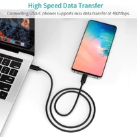 CHOETECH CC0003 USB-C to USB-C Cable 2M White thumbnail