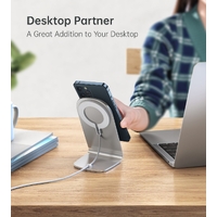 CHOETECH MIX00117SL Magasafe Fast Wireless Charger Stand Holder For iPhone 13/12 (H047+T517) thumbnail
