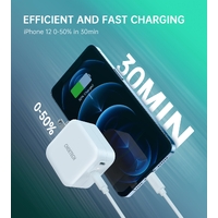 Choetech PD6009 40W Dual Fast USB C Charger 2-Port 20W PD 3.0 With Foldable Plug thumbnail