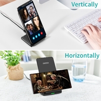 CHOETECH T524S 10W/7.5W Fast Wireless Charging Stand with AC Adapter thumbnail