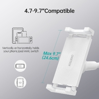 CHOETECH T584-F 2-in-1 15W Phone Mount with Fast Wireless Charger (for 4-7 inch) thumbnail