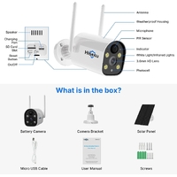Hiseeu C40 Indoor/Outdoor WiFi Battery Camera With Solar Panel thumbnail