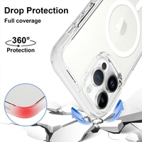 Ultimake Shockproof Transparent Magsafe Cover Case for iPhone 15 Pro (Transparent) thumbnail